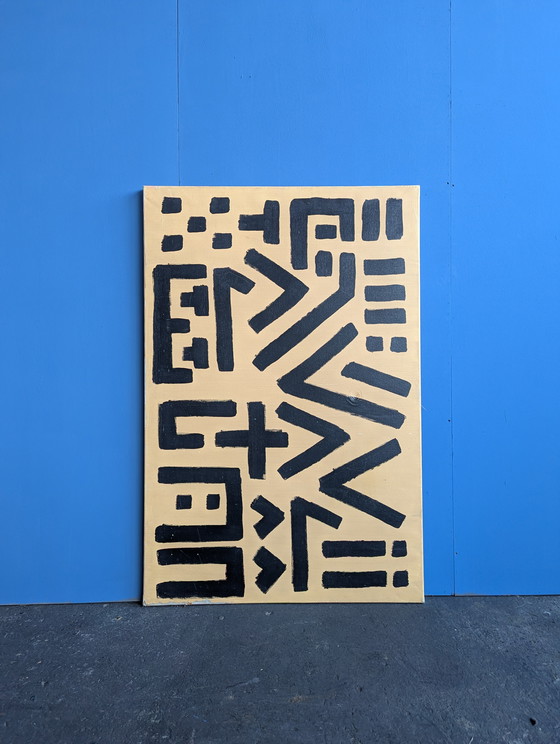 Image 1 of Abstract painting on canvas 100x150cm