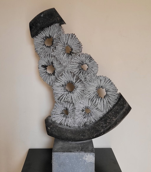 Sculpture Belgian bluestone