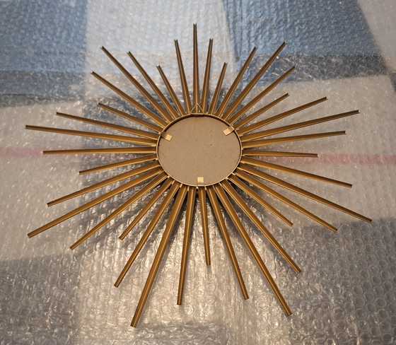 Image 1 of Espejo de sol de 39 cm. ¡Raro! Chaty Vallauris, firmado en 1960.