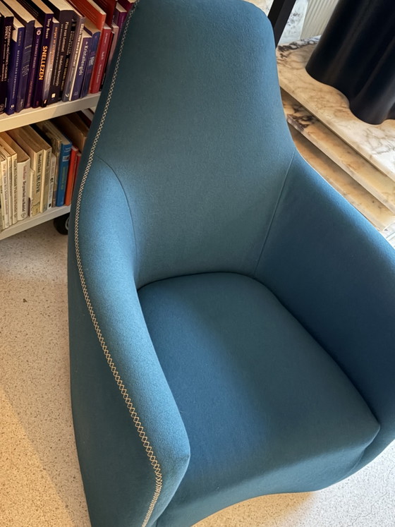 Bert Plantagie Lounge Z Fauteuil Blauw Wol – Wool (photo 9 of 15)