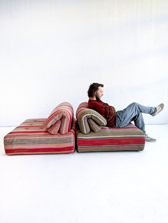 Image 1 of Canapé Modulable "Voyage Immobile" de Hans Hopfer pour Roche Bobois 1990