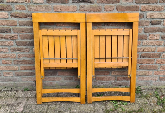 Image 1 of Aldo Jacober Voor Alberto
Bazzani 2 Stoelen Mod. Triëst
1960