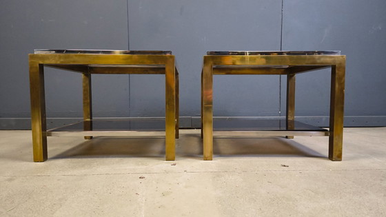 Image 1 of Pair of side tables by Jean Charles, 1970s 