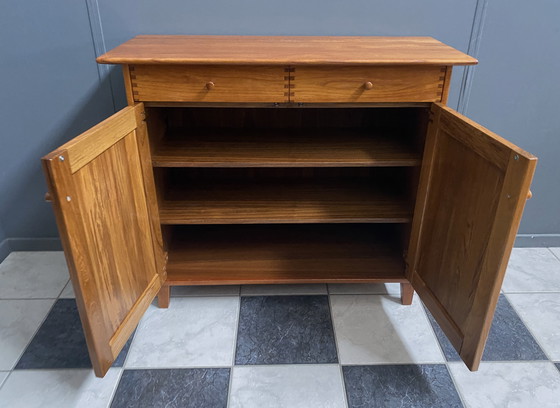 Image 1 of Teak Hallway Cabinet 2 Doors 2 Drawers 1980S