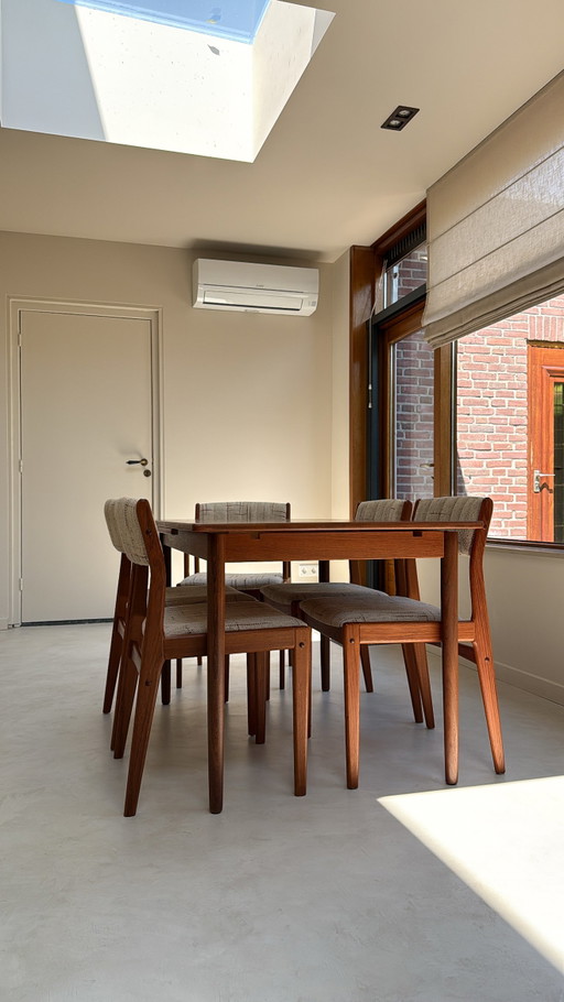 Set da pranzo danese in teak
