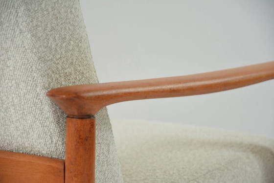 Image 1 of HOM24 fauteuil in crème bouclé