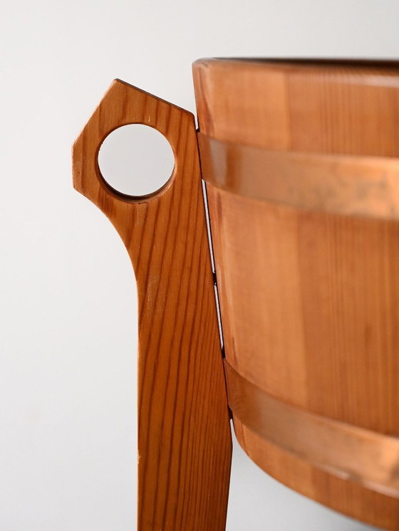 Image 1 of 1960s Scandinavian Teak Planter with Metal Insert
