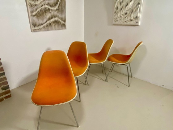 Image 1 of Juego de 4 sillas DSW Eames – Herman Miller (1952)