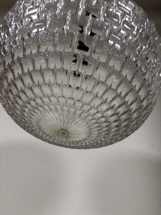 Image 1 of Lampada a sospensione ERCO Design in acrilico 'Diamond' Lampada a sospensione vintage A. Gangkofner anni