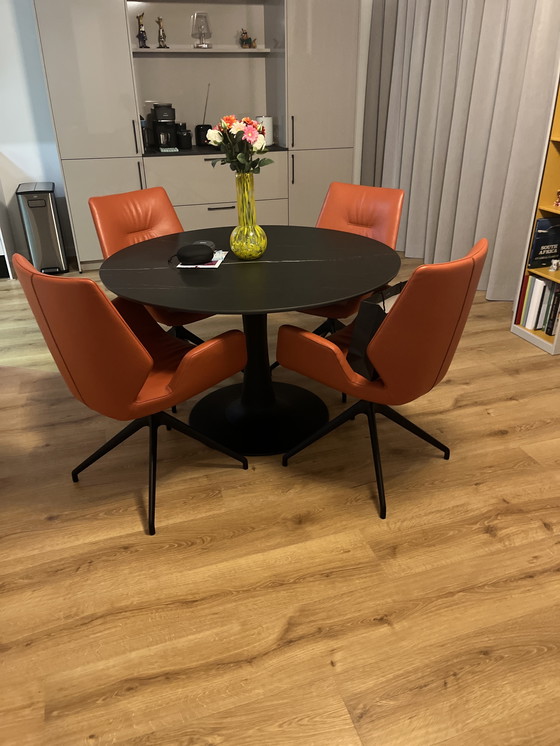 Image 1 of Leolux table with chairs