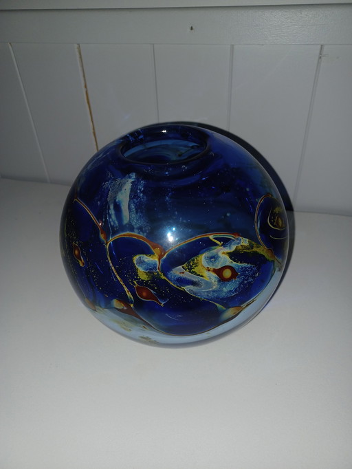 Louis Leloup Vase gesigneerde unica