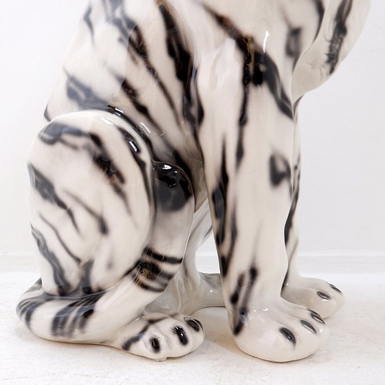 Image 1 of Ceramic White Tiger - Ceramiche boxer, Italy