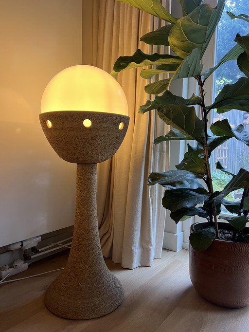 Doria Leuchten keramische vloerlamp