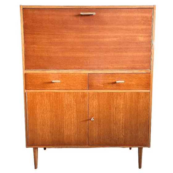 Image 1 of Vintage deens design mid-century secretaire kast 1960's