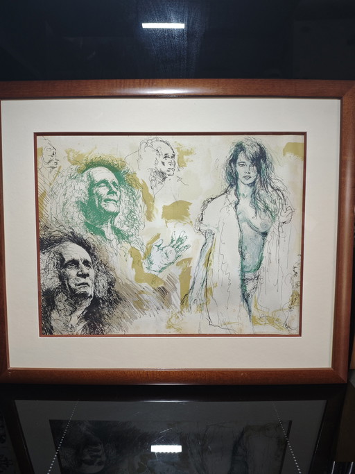 Litografia di Léo Ferré