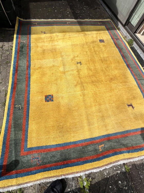 Image 1 of Tapis Gabbeh noué à la main - Laine vierge - 255 x 350 cm