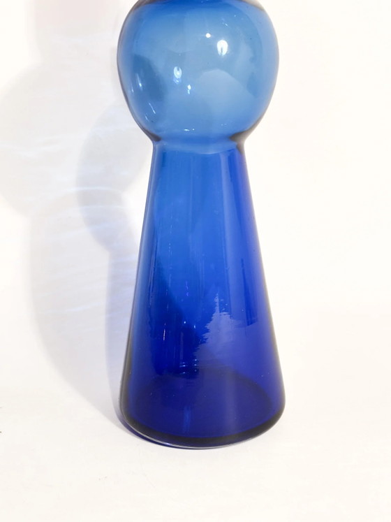 Blue Murano Glass Bottle De Majo by Yoichi Ohira, 1992 – Decorative Objects (photo 3 of 12)