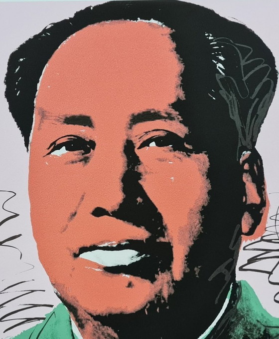 Image 1 of D'après Andy Warhol, Mao Zedong, années 1980, lithographie