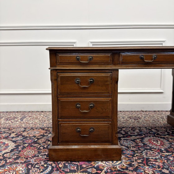 Scrivania Classica Inglese Eichholtz – Scrivanie, Wood, Brass (photo 9 of 17)