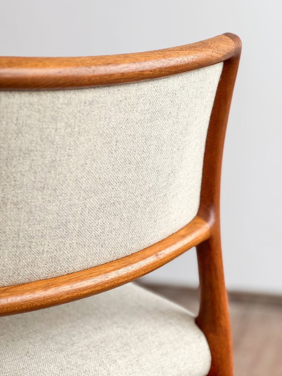 Image 1 of Niels O. Møller Modell 80, Polsterstuhl für J.L. Mollers, 2er-Set