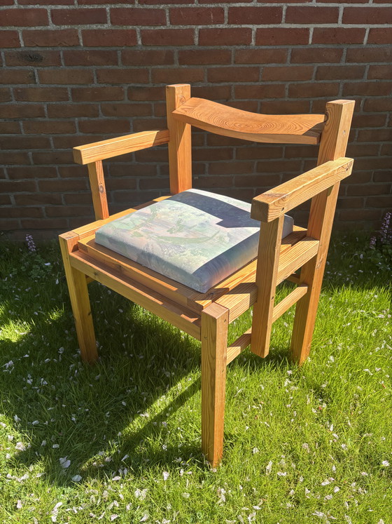 Image 1 of Chair modernism brutalism inspired by Rietveld style