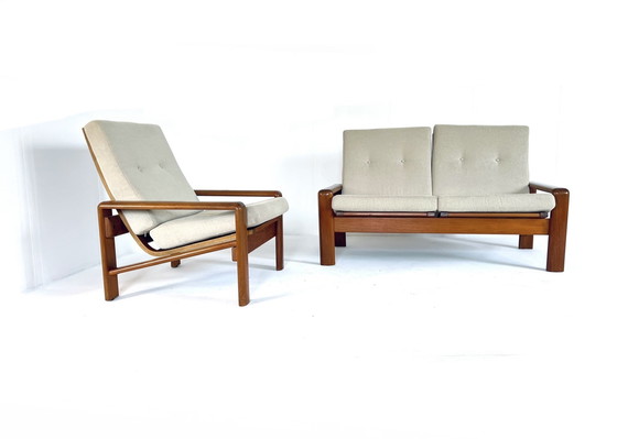 Image 1 of 2X 2-Seater & Armchair, Emc Møbler '70