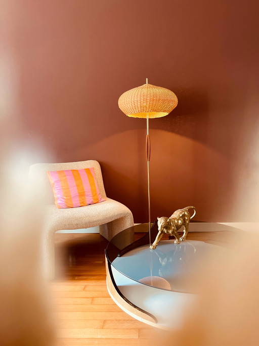 Einzigartig! Mid-Century Japandi Stehlampe