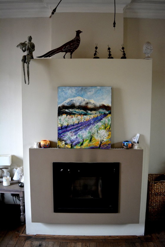 Mandelbäume im Frühling in der Provence – Gemälde & Zeichnungen, Canvas (photo 11 of 11)