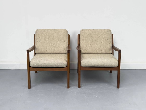 Senator Fauteuils in Teak en Wol van Ole Wanscher voor Cado, Set van 2 – Wool, Mid Century Modern (photo 23 of 25)