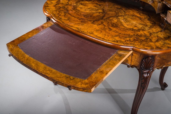 Escritorio Tocador Antiguo Louis Philippe de Nogal, 1860 – Wood (photo 14 of 28)