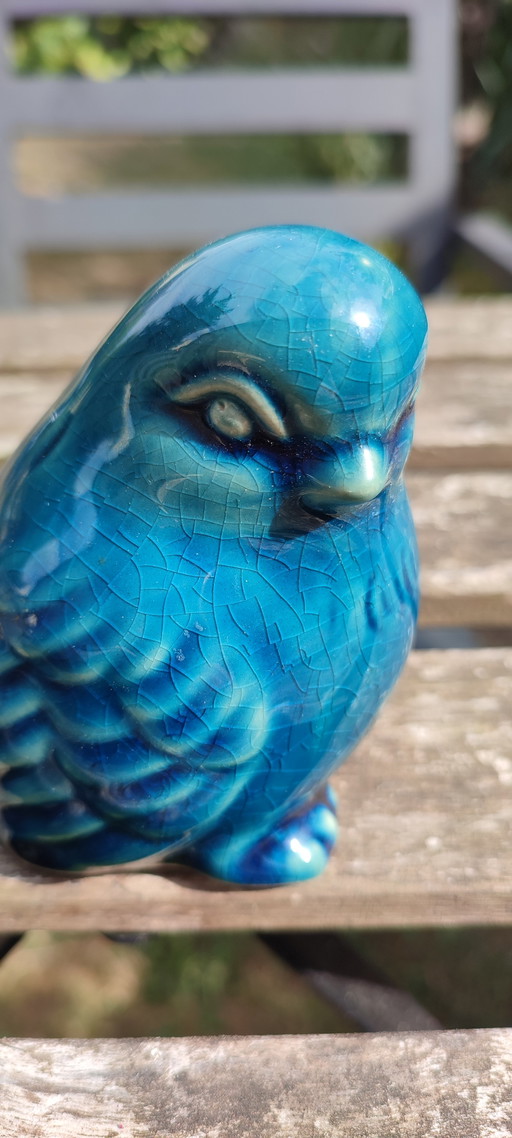 „Mürrischer“ Sperling, Keramik der Blue Mountain Pottery (um 1965) – decoratieve objecten, Ceramic