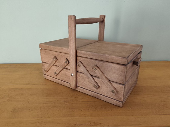 Image 1 of Antique sewing box