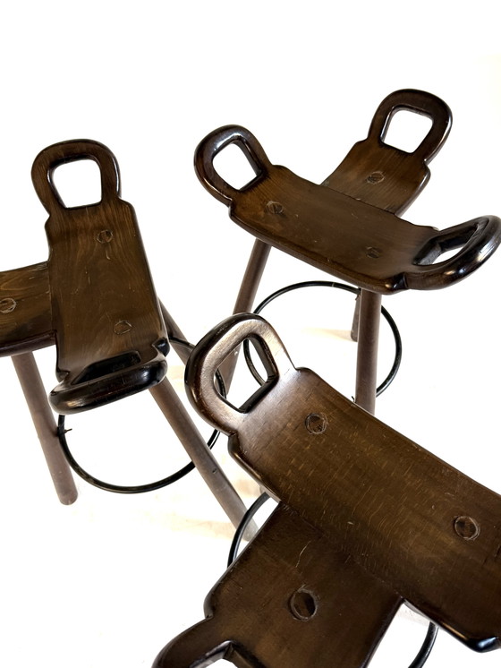 Image 1 of 3x sgabelli da bar vintage Marbella, Conoform anni '60