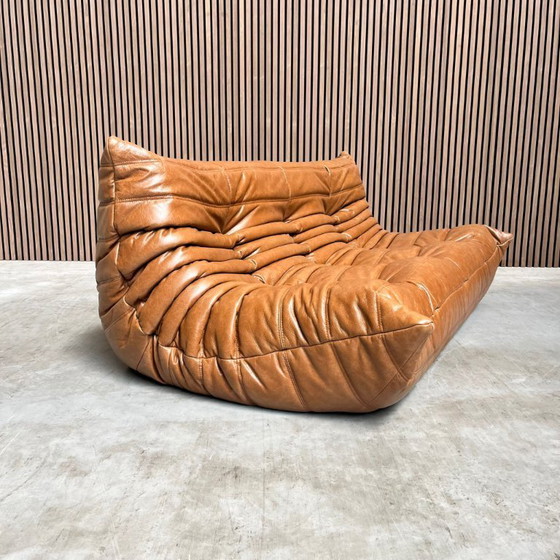 Image 1 of Ligne Roset Togo - Conjunto en coñac