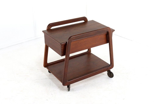 Henning Wind-Hansen pour Sika mobler chariot vintage teck