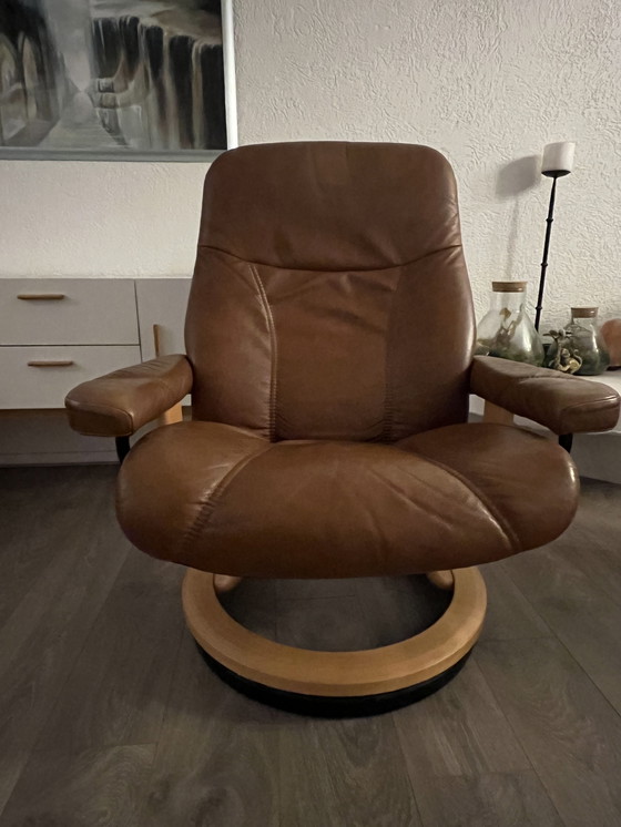 Image 1 of Stressless Sessel – wirklich leer – Cognac – modern – ergonomisch