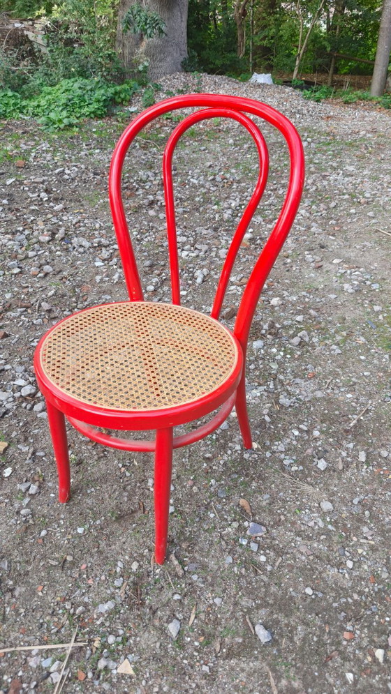 Vintage Designer chair 80s Fischel Thonet – Dining chairs, Wood (photo 3 of 5)