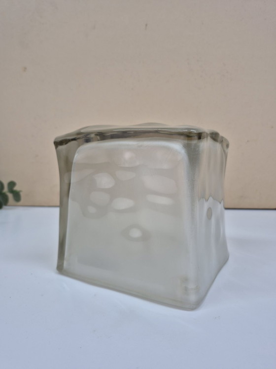 Lampada da tavolo Vintage Ikea Iviken. Lampada Ice Cube anni '90., Lampade da tavolo, Vetro, Bianco (foto 3 di 8)