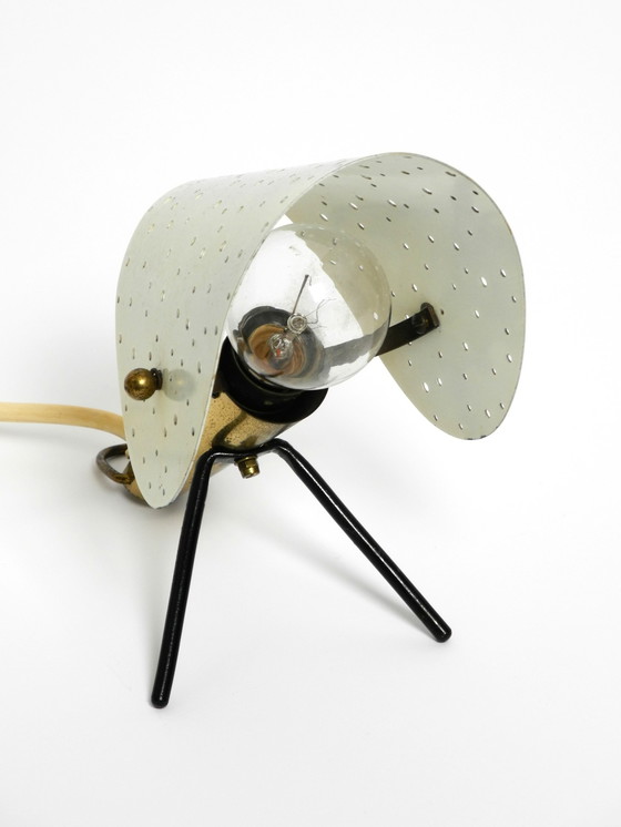 Image 1 of Coppia di splendide lampade da tavolo e da parete in ottone e metallo, in stile Mid-Century Modern, di Ernest Igl per Hillebrand