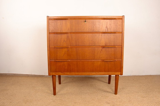 Image 1 of Cassettiera danese a 4 cassetti in teak di Henning Jørgensen per Fredericia Furniture 1960.
