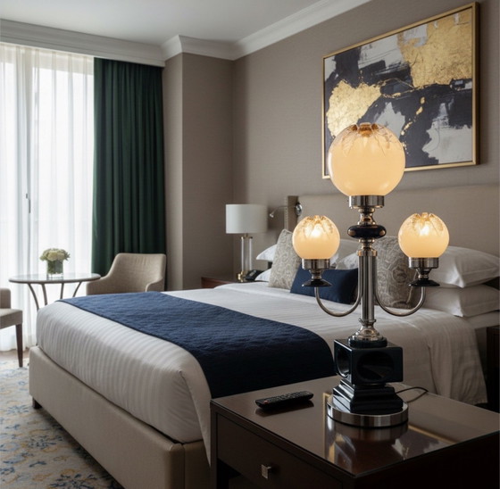 Image 1 of Large Carlo Nason Mazegga Table Lamp, , Italy, 1960s