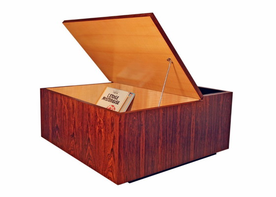 Image 1 of Vintage Scandinavische bar-/plantentafel van palissanderhout