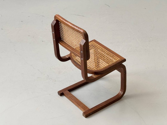 Image 1 of Set of 2 Mid-Century Cesca children's chairs with Viennese wickerwork, 1970s