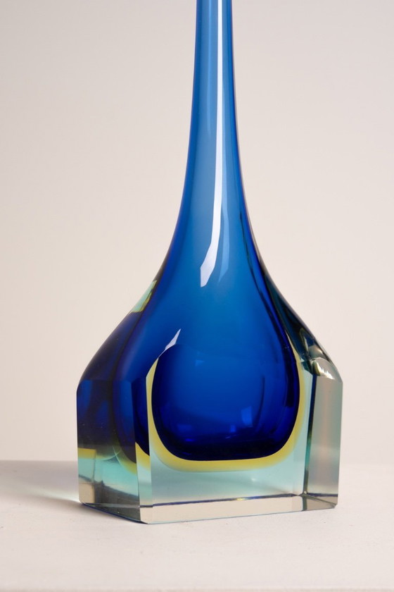 Image 1 of Italian Sommerso Art Glass Vase