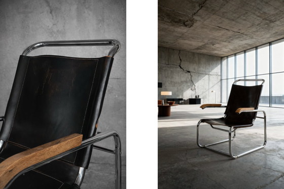 Image 1 of Vintage Bauhaus B35 armchair by Marcel Breuer for Thonet, 1930s