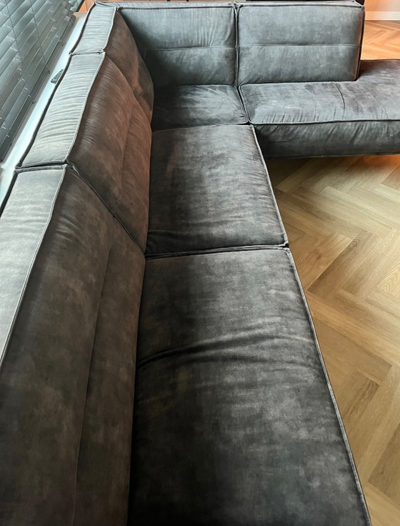 Image 1 of Divano angolare in velluto