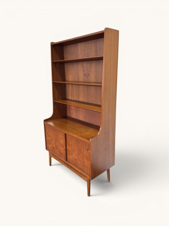 Danish "Bornholmer" bookcase by Johannes Sorth from 1964 – Wood (photo 8 of 12)