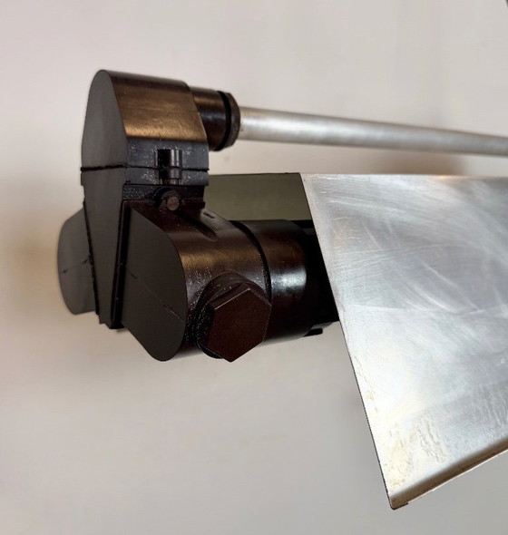 Image 1 of Industriële grijze buislamp van Elektrosvit, jaren 70