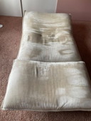 Fauteuil Calin de Ligne Roset avec repose-pieds trois positions