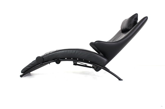 Image 1 of WK Wohnen Multi-Functional Relax Chair / Relax Armchair "Solo" by Prof. Heiliger in Premium Leather